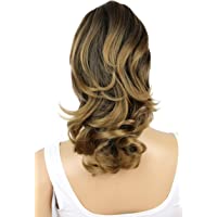 PRETTYSHOP 30cm Postizo Trenza Coleta Extensión De Cabello Voluminoso Ondulado Mezcla Marrón H128